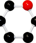 125 Piece Molecular Model Kit For Chemistry Fans And Makers, hexagonal structure with colorful plastic atoms and bonds
