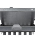 8x8 inch galvanized steel duct access door with hinged cover and latch for HVAC crawl space