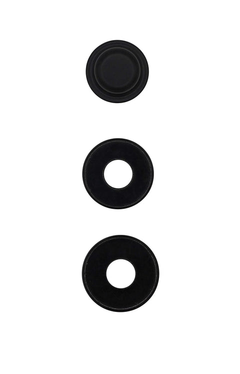 DIY Bottle Lamp Kit With Adapters For Liquor And Wine Bottles Socket And Harp In Black Finish includes three rubber adapters