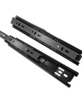 Side Mount Ball Bearing Drawer Slides For Full Extension 1 Pair Smooth Silent Glide Easy Snap On Mount Fits 10 To 22 Inch Drawers 20 Inch Length 500mm Option Durable Heavy Duty Metal, black metal slides