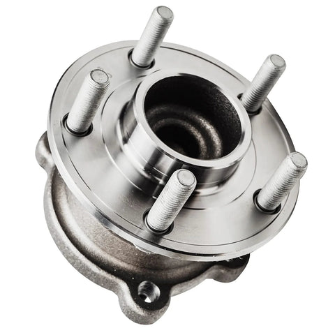 Rear 2 Piece Wheel Bearing Hub Assembly Set Compatible With Ford Escape C Max Lincoln MKC 2013 Through 2019 FWD Models With Park Assist And ABS Replacement Drop In Ready High Quality Durable Bearings For Smooth Quiet Operation