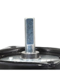 Close-up of Heavy Duty 220V 14W Permanent Magnet Synchronous Motor With 8 MM Center Shaft and mount plate.