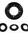 Heavy Duty Rotating Swivel Turntable Plate With 360 Degree Smooth Bearing Pro Grade Lazy Susan For Dining Tables Galvanized Steel And Zinc Plated Black Finish Built To Last And Easy To Display top view