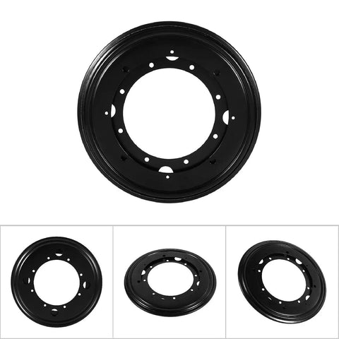 Heavy Duty Rotating Swivel Turntable Plate With 360 Degree Smooth Bearing Pro Grade Lazy Susan For Dining Tables Galvanized Steel And Zinc Plated Black Finish Built To Last And Easy To Display top view