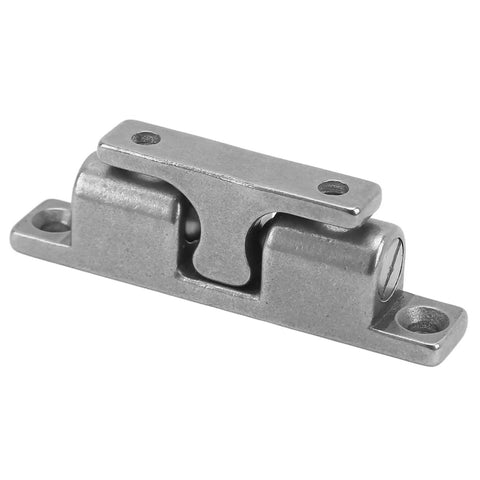304 Stainless Steel Cabinet Tension Catch With Ball Catch Latch for cupboard doors and RV drawers, heavy-duty locking mechanism.