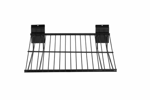 Heavy Duty Slatwall Shelves 16 Inch Wide Wire Shelf Organizer For Garage Workshop Kitchen And Office Slatwall Accessories Durable Powder Coated Finish 2 Pack