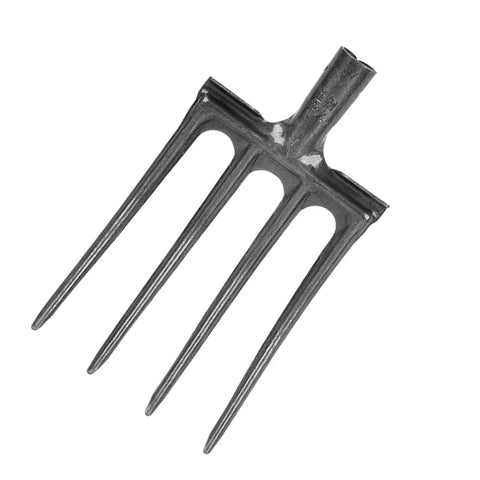 Heavy Duty High Carbon Steel Digging Fork For Garden Use, Sturdy Spading Fork Tool To Loosen Lift And Turn Soil, Anti Breakage Design