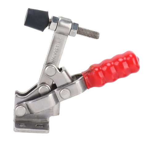 Stainless Steel Toggle Clamp With Ergonomic Plastic Cover Handle For Quick And Easy Metal Plate And Circuit Board Clamping