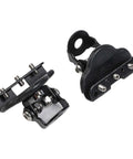 Hood Light Mounting Brackets 2-Pack Adjustable 304 Stainless Steel for Off-Road Truck SUV ATV LED Work Lights No-Drill Clamp-On Black
