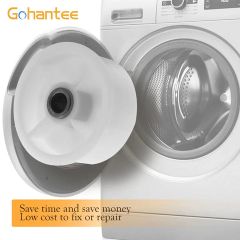 Legit Heavy Duty Dryer Idler Pulley Wheel Bearing Replaces Wp6 3700340 And Ap6009859 inside a washing machine. Heavy-duty design.