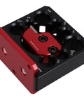 Precision Adjustable Dowel Jig And Wood Rod Cutter For Crafting Perfect Tenons, aluminum tool with 8 drill positions.