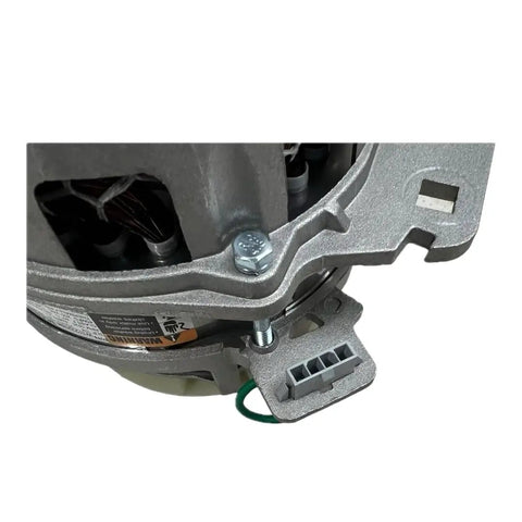 Close-up view of Heavy Duty Parts Washer Drive Motor Replacement For Frigidaire Whirlpool Models W11222394 W11497303 with wiring.