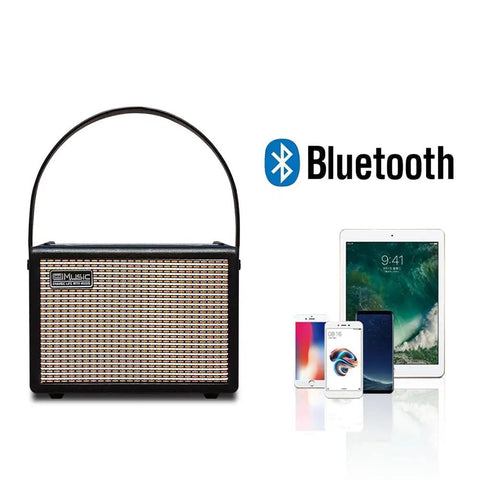 15W Portable Guitar Amp With Bluetooth For Acoustic And Electric Guitars, Reverb Effect, showing Bluetooth connectivity with devices