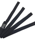 Two Pack 13 Foot Nylon Straps With Quick Release Buckle 1 Inch Wide Adjustable Heavy Duty Lashing Straps laid out