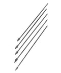 Five darts from Slock Master Blow Gun 5 Foot Long 625 Big Bore Caliber With Pistol Grip Dart Quiver And 20 Darts Included