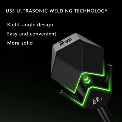 Albatross V2 2 Pack 5.8GHz FPV Antenna RHCP SMA 3dBi 90mm Ultralight durable hexagon body with right-angle mount