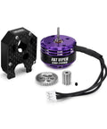 Fat Viper 2204 2400KV Brushless Outrunner Motor With Mount For 1 By 24 RC Crawler Axial SCX24 Upgrade, motor and mount shown.