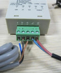 Led Auto Display Digital Counter 0-999999 With Hall Proximity Sensor 10mm Detection Distance NPN Normally Open Output 110-240V AC Power Six Digit Counter With Holder Included For DIY Automation Projects wiring terminal close-up