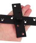Hidden 360 Degree Stainless Steel Pivot Hinge For Doors And Bookcases Heavy Duty Invisible Concealed Hinge held in hand.