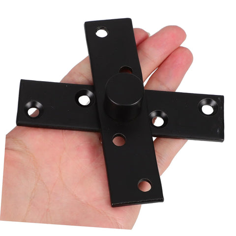 Hidden 360 Degree Stainless Steel Pivot Hinge For Doors And Bookcases Heavy Duty Invisible Concealed Hinge held in hand.