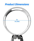 3 Inch Exhaust Tacking Band Clamp On For Welding And Fabrication Stainless Steel One Piece Universal Fit Corrosion Resistant Secure Hold