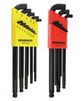 Stubby Ball End Hex Key Set Double Pack With Low Profile Short Arm And Angled Entry Up To 25 Degrees For Tight Spaces In Inches...
