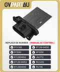 Toyota Tacoma Blower Motor Resistor 973-582 Replacement For Manual AC Control, list of compatible part numbers