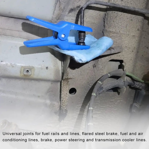 Fluid Line Stopper Kit One Half Inch Three Eighths Inch Five Sixteenths Inch Banjo Stopper Plugs for brake fuel lines demonstration