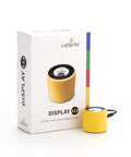 Display 123 Monitor Calibration Colorimeter With Easy 1 2 3 Software Workflow For Pro Photo Editing And Color Accurate Viewing USB C Connection Before And After Check Supports Two Displays In A Compact Design next to packaging