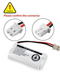 Straight Fire Backup Triple A Cells For Vtech Cs6114 Cs6419 Cs6719 At T El52300 Cl80111 Cordless Phones Plug And Play Two Point Four Volt Eight Hundred Milliamp Hour Battery Pack Of Two with connectors