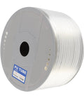 Top Shelf Transparent PU Air Hose Featuring 10mm OD And 6.5mm Inner Bore Stretching 328 Feet Of Ridiculously Flexible Pneumatic Tubing for compressor use.