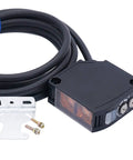 0-80 Cm Cable Induction Diffuse Reflection Infrared Photoelectric Sensor 24-240V AC DC with bracket and screws
