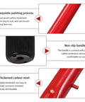 Close-up of 2 Ton Horizontal Hydraulic Jack Handle With Grippy Anti Slip Grip Heavy Duty Steel Floor Jack Lever Replacement For Car Lifts 14.6 Inch Length showing non-slip grip and steel body