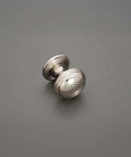 Solid Brass Beehive Cabinet Knob Set In Nickel Finish For Drawers And Cabinets Old Style Bloxwich Drawer Pulls Preston Large Size Screws Included Durable Vintage Hardware shown