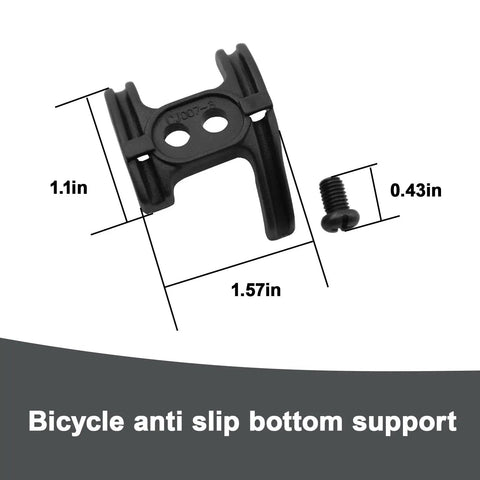 2 Pack Bike Bottom Bracket Cable Guide Set With Anti Friction Cable Holder And Mounting Screws, dimensions shown