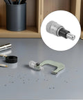 Stainless Steel Micrometer Head 0-6.5mm With Modular Interfaces And Precise Microadjustment For Industrial Metrology Workflows Pro Grade CNC Fixtures Sliding Gauges And Machining Measurement Tools on CNC gauge fixture