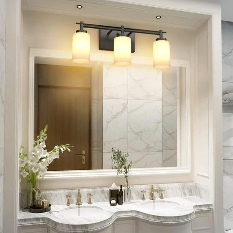 Black Vintage Vanity Light For Bathroom Industrial Wall Fixture Over Mirror With E26 US Socket Not Included Bulbs