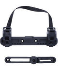 Beefy Heavy Duty Bike Bag Mounting Clip with Tool Free Release and Reinforced Nylon, shown detached with secure fastening feature