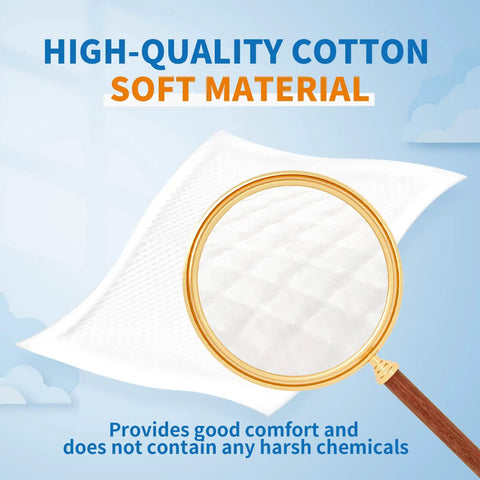 Heavy Duty Disposable Incontinence Bed Pads Extra Large 18 By 24 Inches 100 Count soft cotton material underpad for comfort.
