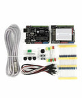 All In One Beginner Electronics Kit With UNO R3 Board For Arduino IDE Learners 83 Labeled Components 12 Step By Step Tutorials
