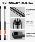 Top Shelf Hella Sturdy Rear Trunk Lid Struts And Lift Supports For Buick Century 2000 2005 And Regal 1999 2004 Oldsmobile Intrigue Left Right Pair 4122 Exact Fit Smooth Action, showcasing quality steel body and telescopic rod.