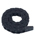 16.9in Opening Type Drag Chain Kit For P1P P1S P2S X1 X1C Flexible Nested Wire Carrier Cable Track Black Coiled View