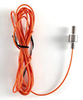 Compact Pull Rod Load Cell Sensor For Tension And Compression Ultra Precise 0.2% Accuracy 0-10 kg Range Small Footprint And Easy Mount For Scales And Tests In Tight Spaces, orange cable with threaded metal body