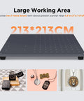 213x213 cm work area of 60W JPT MOPA Fiber Laser Engraver For Color Marking And Metal Engraving, High Speed 10,000 mm Per Second