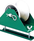 Sheave Tray For Pulling 12 Inch, Pro Grade Heavy Duty Electrical Cable Management Accessory, Durable Steel Tray 658 in green