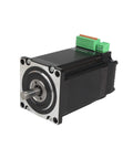 Beefy Integrated Nema 23 Closed-Loop Stepper Motor with 2.2N.m torque, 1000-line encoder, 8mm shaft, black casing, side view