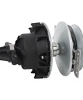 Transmission Primary Pulley Assembly MIA13031 for D105 E100 X105 X106 Upgrades Transmission Efficiency to Boost Acceleration Power Delivery and Ride Control on Off Road Trails and Daily Tasks Durable OEM Replacement, silver and black