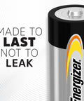 Heavy Duty Alkaline C Batteries 12 Pack Delivers Beast Mode Runtime For Flashlights Drones Smart Home Gear And Emergencies, close-up of battery top.