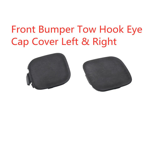 Front Bumper Tow Hook Eye Cap Covers Left Right Pair for Prius 2010 2011 2012 Replacement OE Fit No Mod Needed Easy Install Bolt On Style Premium OEM Look