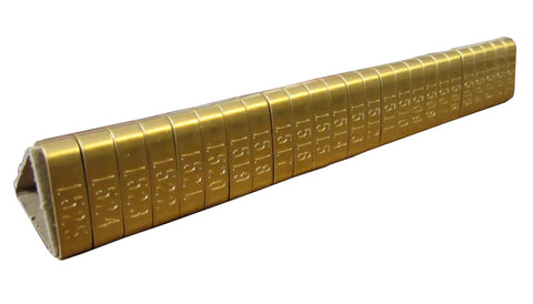 Numbered Brass Jiffy Wing Bands For Poultry USA Made 100 Count No Fuss Clip On Close Keeps Track Of Your Flock Pliers Not Included